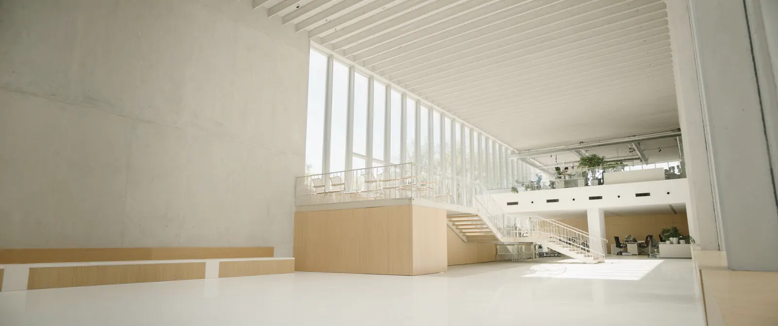 Light filled corporate atrium, the enterprise environment where platform programs land